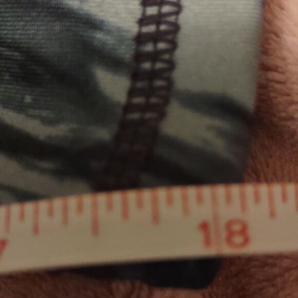 Kyodan pull on size L teal abstract jogger back zip‎ pocket front slip in pocket - Picture 9 of 10